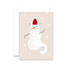 Snow Pepito Greeting Card - Made in Canada - Province of Canada