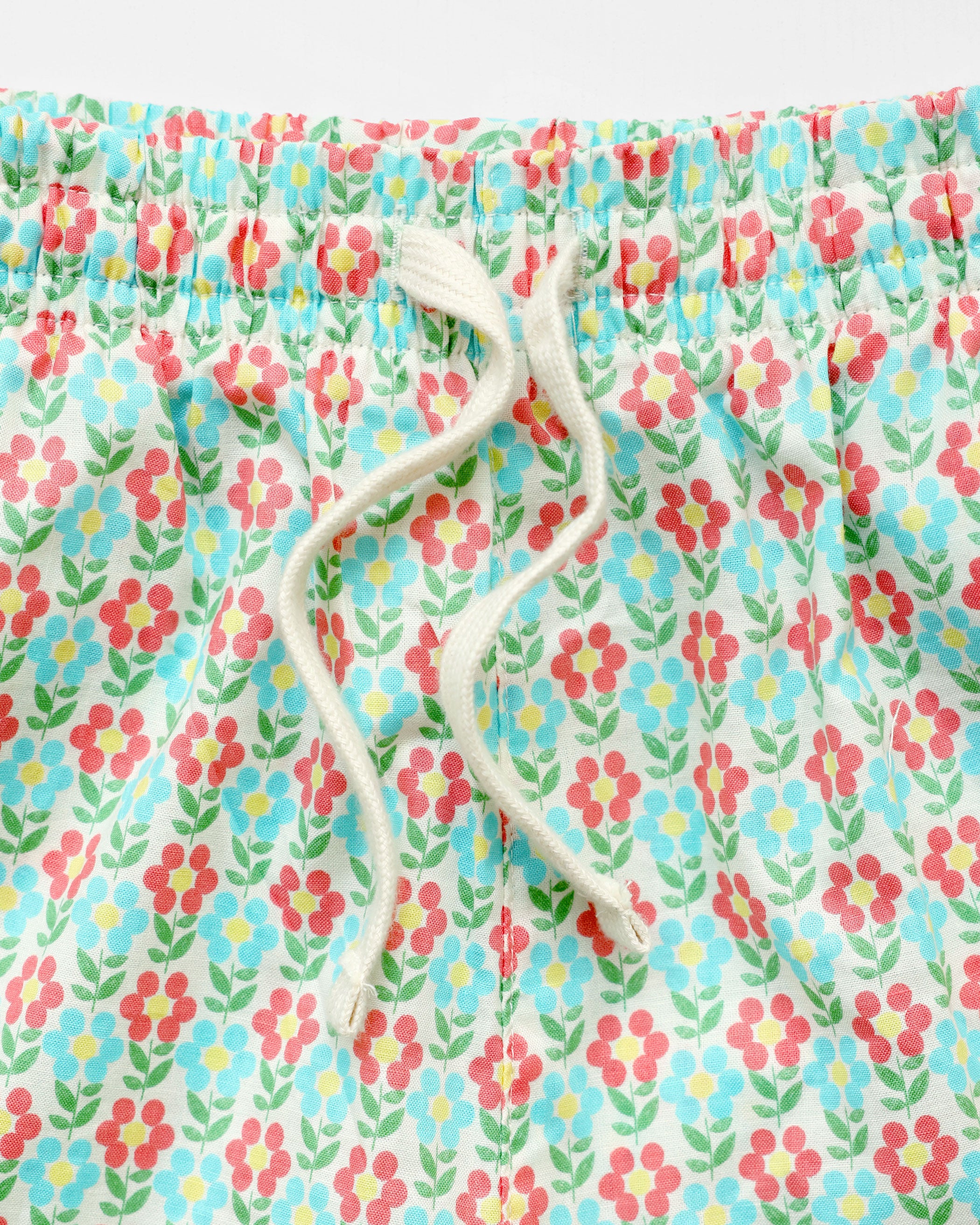 Made in Canada 100% Cotton Pyjama Short Sleeve Shorts Floral - Womens - Province of Canada 