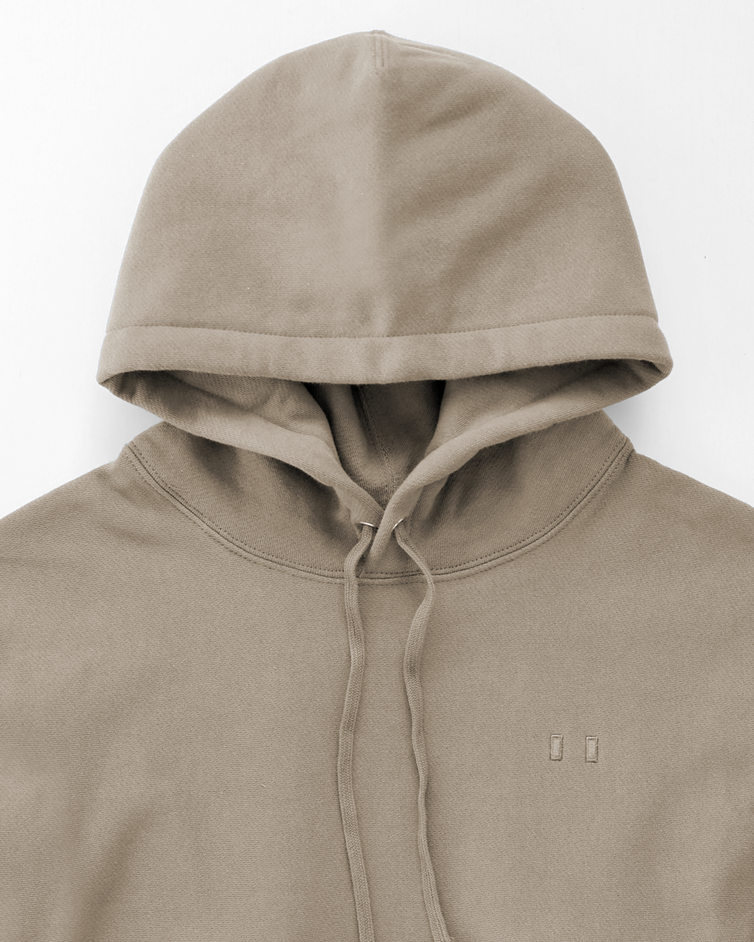 Made in Canada Reverse 100% Cotton Cross Grain Hoodie Stone Taupe Sand - Unisex - Provice of Canada