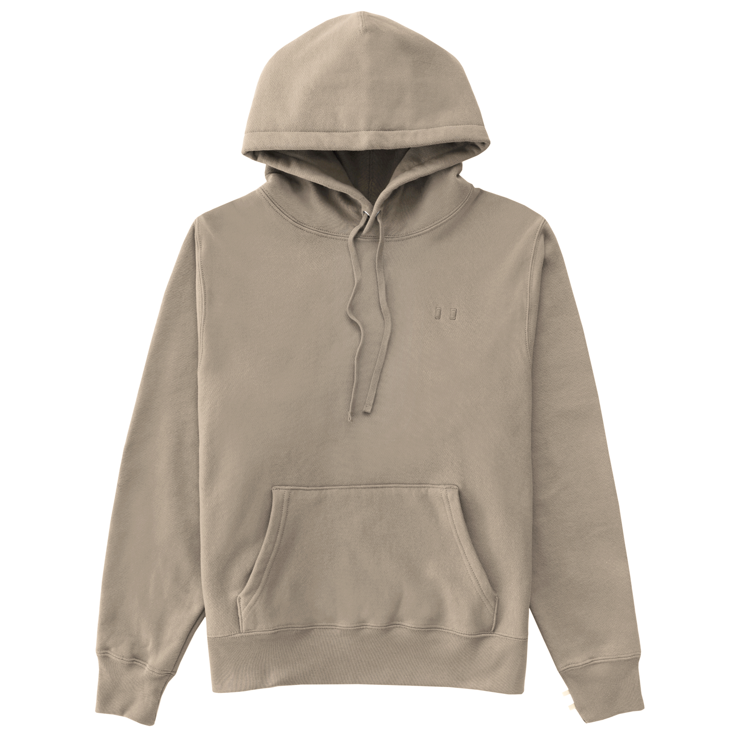 Made in Canada Reverse 100% Cotton Cross Grain Hoodie Stone Taupe Sand - Unisex - Provice of Canada