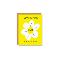 Sunshine Happy Birthday Greeting Card - Made in Canada - Province of Canada