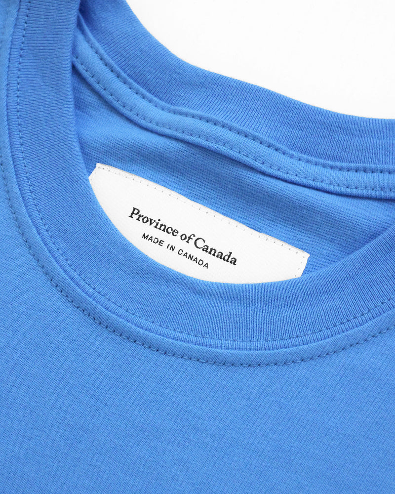 Made in Canada Organic Cotton Monday Tee Super Blue - Province of Canada