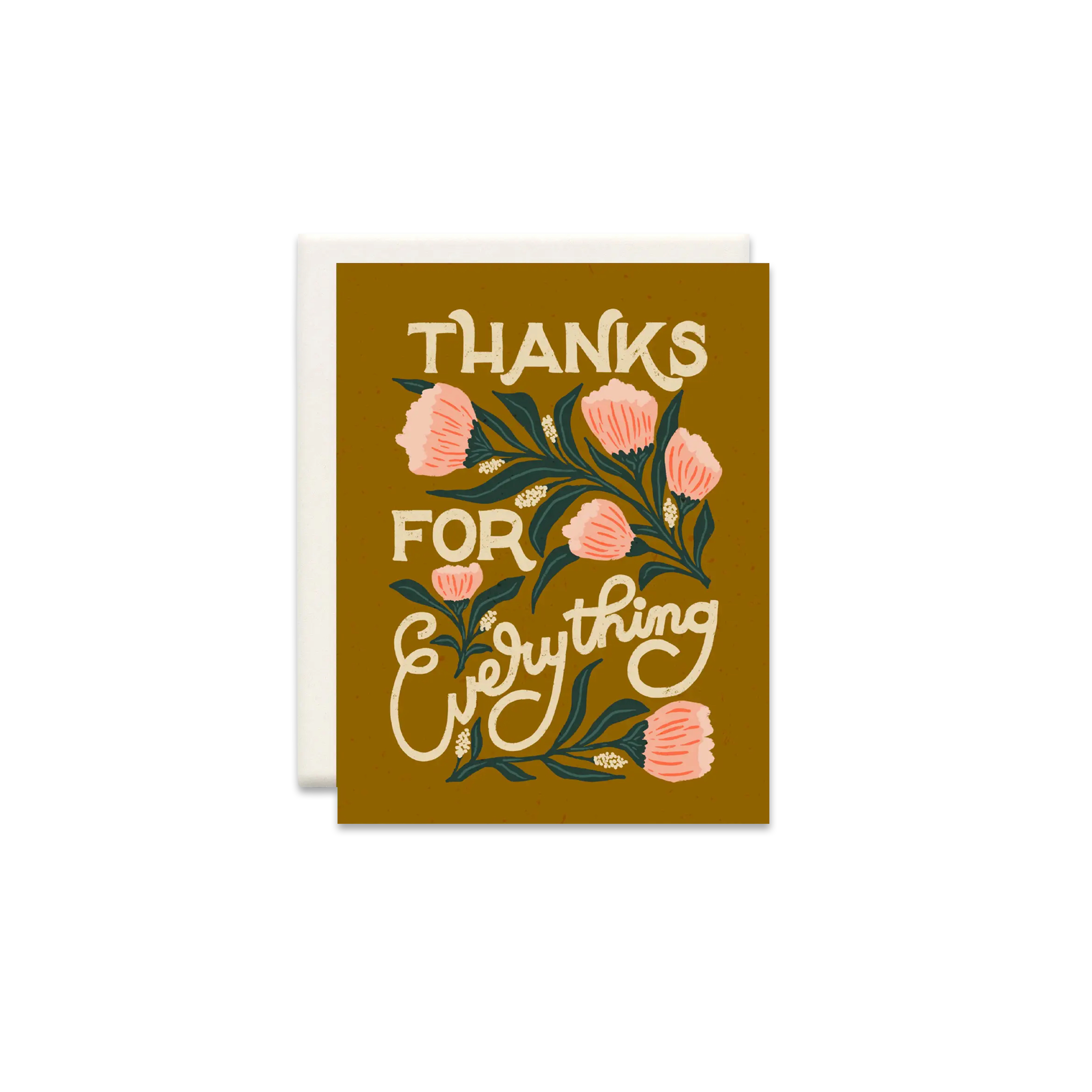 Thanks For Everything Mustard  Greeting Card - Made in Canada - Province of Canada