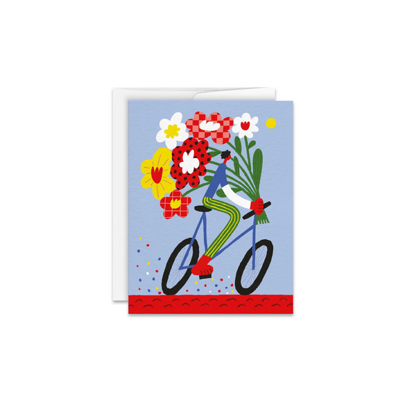 Tour de Fleurs Birthday Greeting Card - Made in Canada - Province of Canada