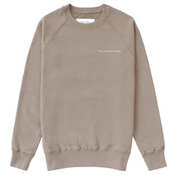 Made in Canada 100% Cotton French Terry Sweatshirt Truffle - Province of Canada