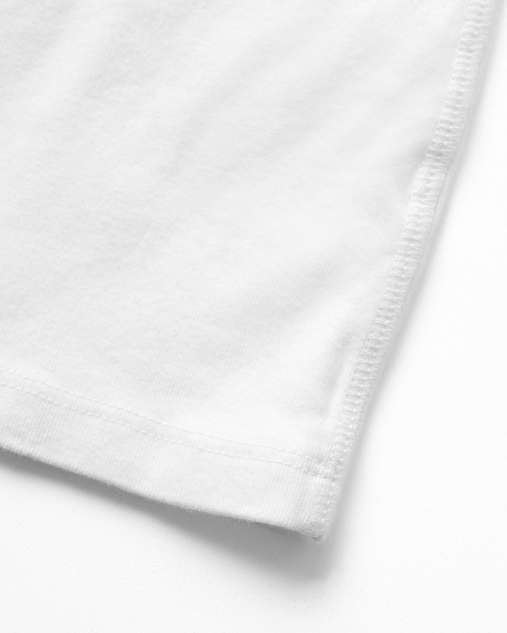 Made in Canada Fitted Rib Tee White  100% Organic Cotton - Province of Canada