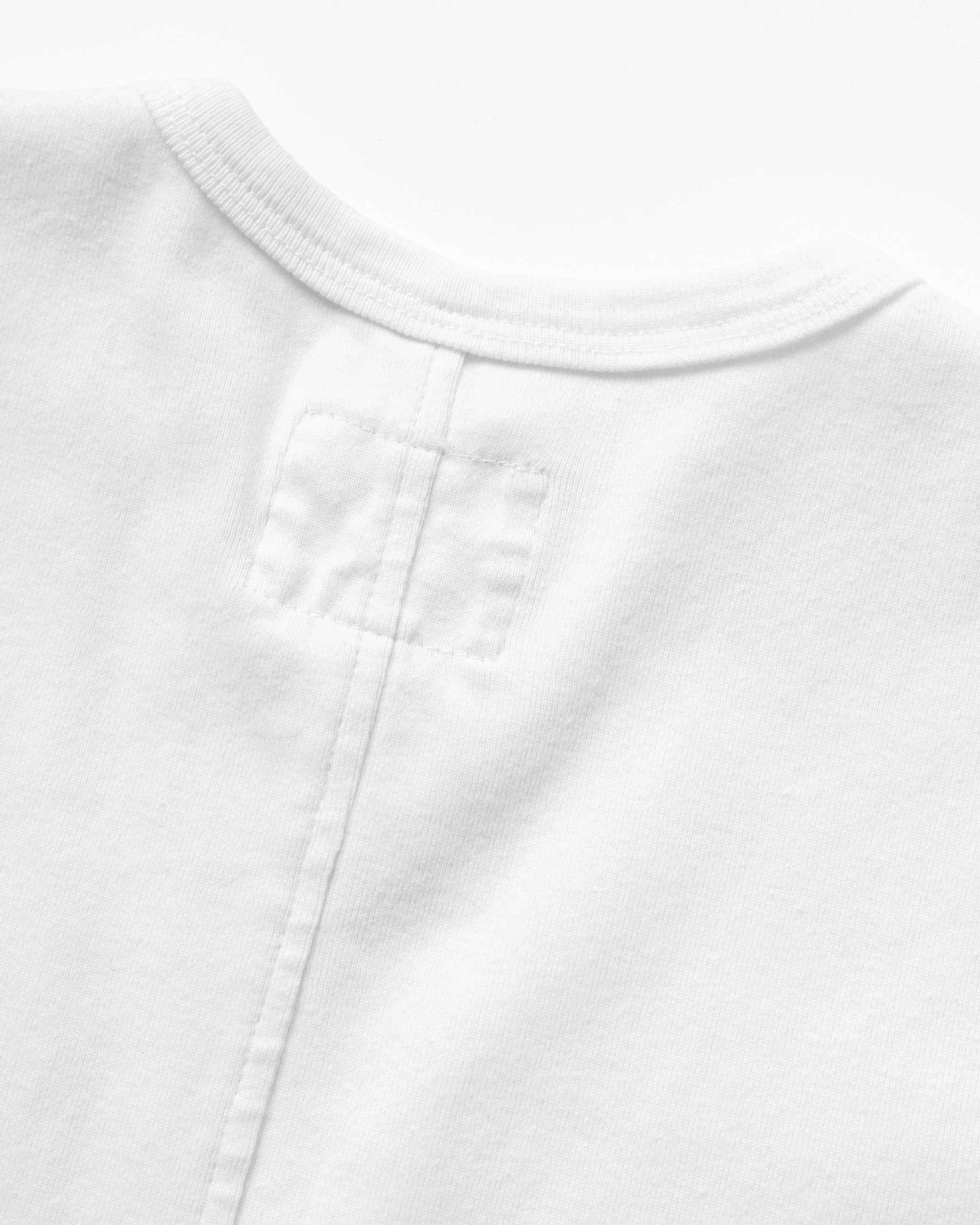 Made in Canada Fitted Rib Tee White  100% Organic Cotton - Province of Canada