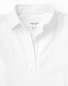 Made in Canada 100% Organic Cotton Thursday Popover Long Sleeve Tee White - Province of Canada