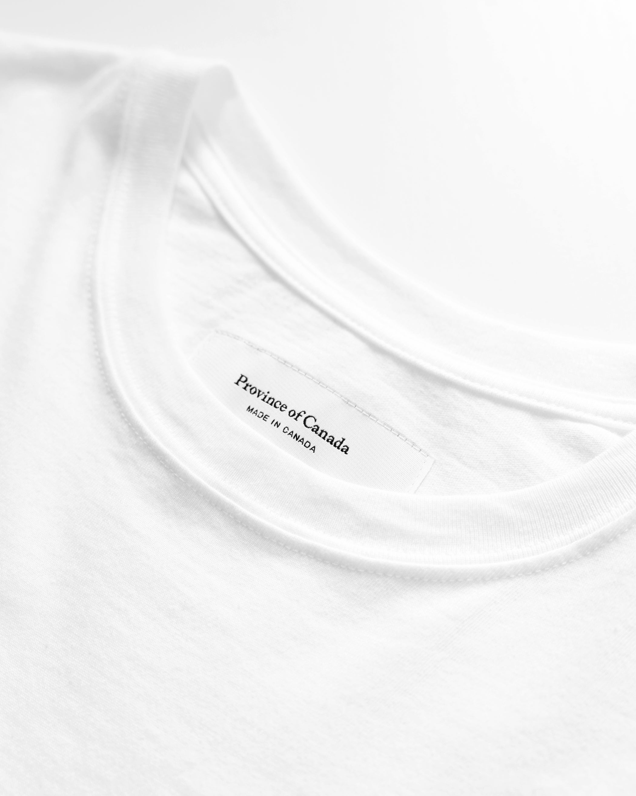 Made in Canada 100% Cotton World Series Baseball Is Canadian Long Sleeve Tee White and Blue - Unisex - Province of Canada