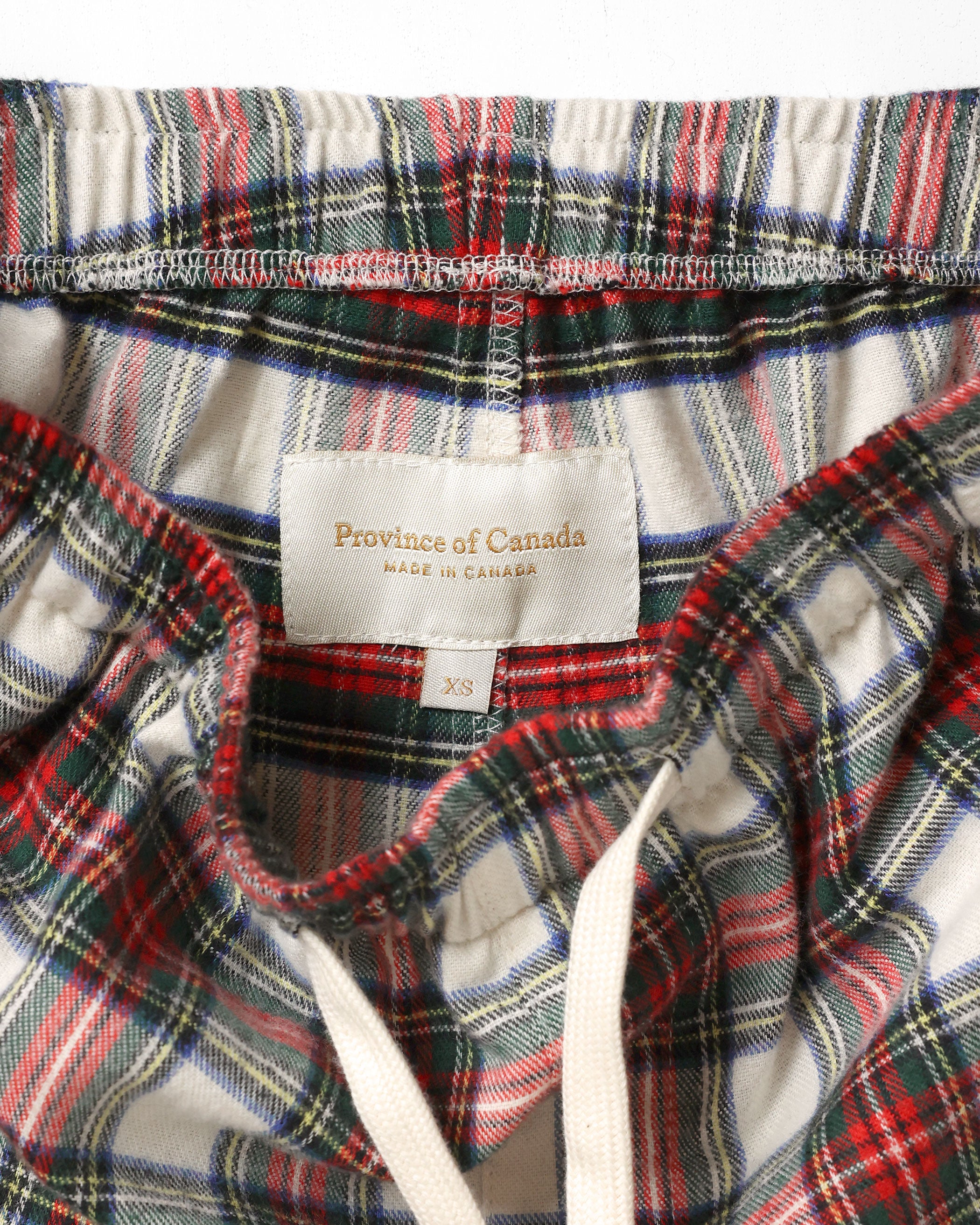 Made in Canada 100% Cotton Marley Plaid Flannel Pyjama Short - Unisex - Province of Canada 