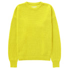 Made in Canada 100% Cotton Knit Sweater Citrus Yellow Neon - Unisex - Province of Canada