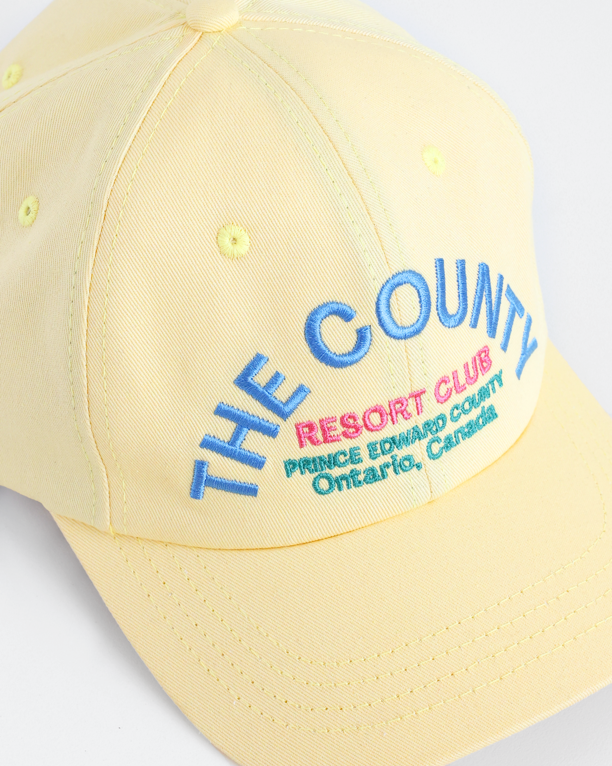 Made in Canada 100% Cotton The County Baseball Hat Yellow - Province of Canada