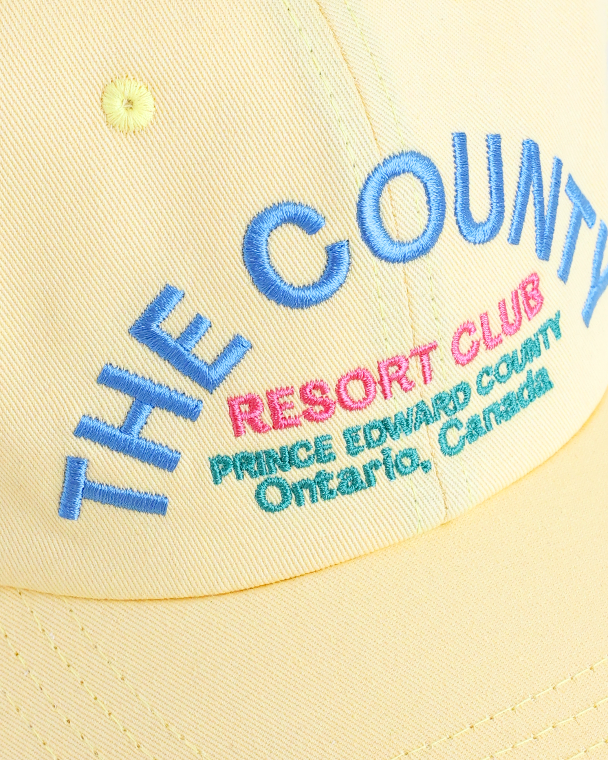 Made in Canada 100% Cotton The County Baseball Hat Yellow - Province of Canada