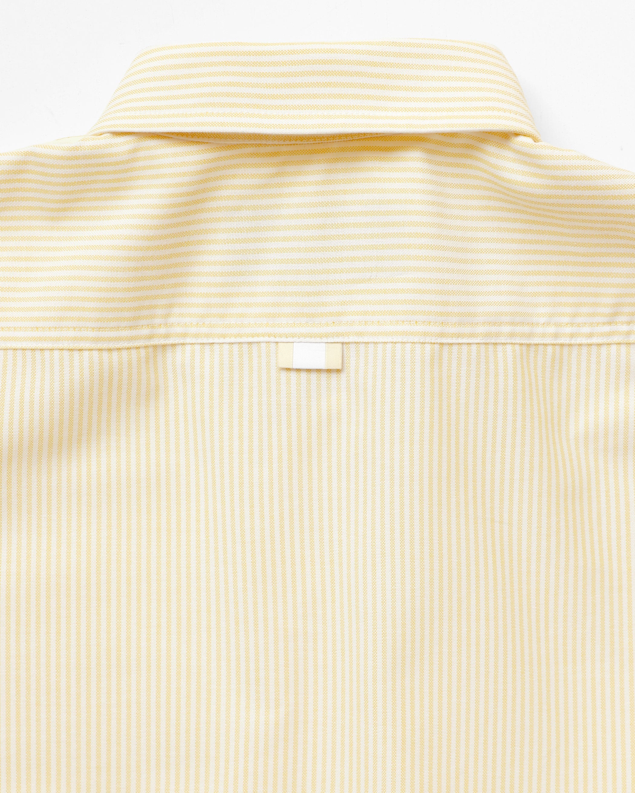 Made in Canada 100% Cotton Oxford  Stripe Button Down Shirt Butter Yellow - Unisex - Province of Canada