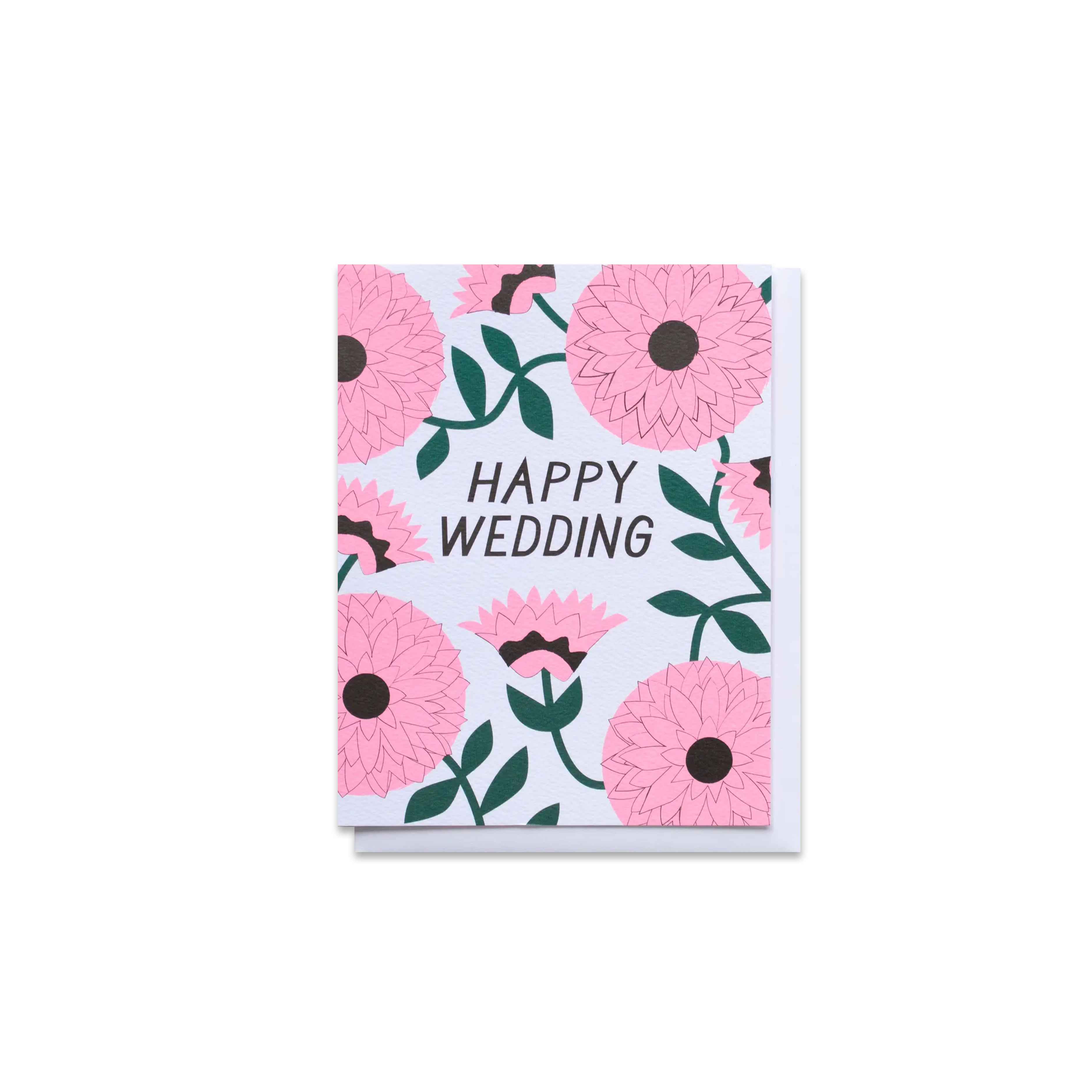 Zinnia Happy Wedding Greeting Card - Made in Canada - Province of Canada