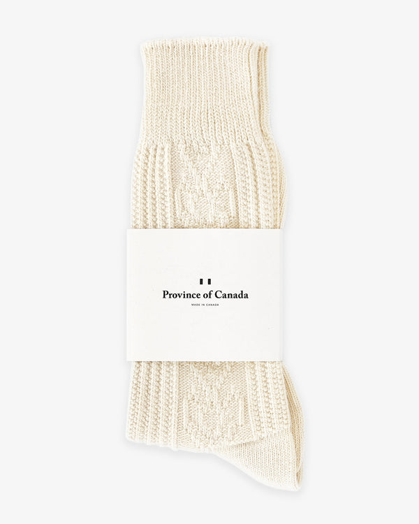 Made in Canada The Slouchy Sock Windsor Unisex - Province of Canada