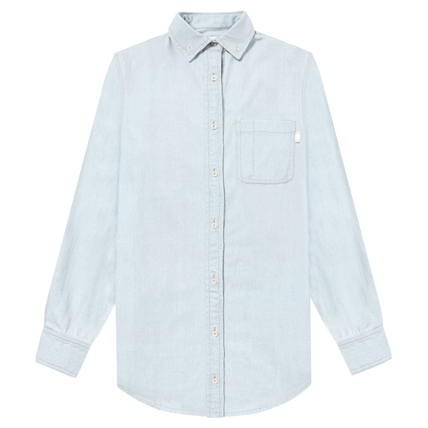 Made in Canada 100% Cotton Light Wash Denim Shirt Unisex - Province of Canada