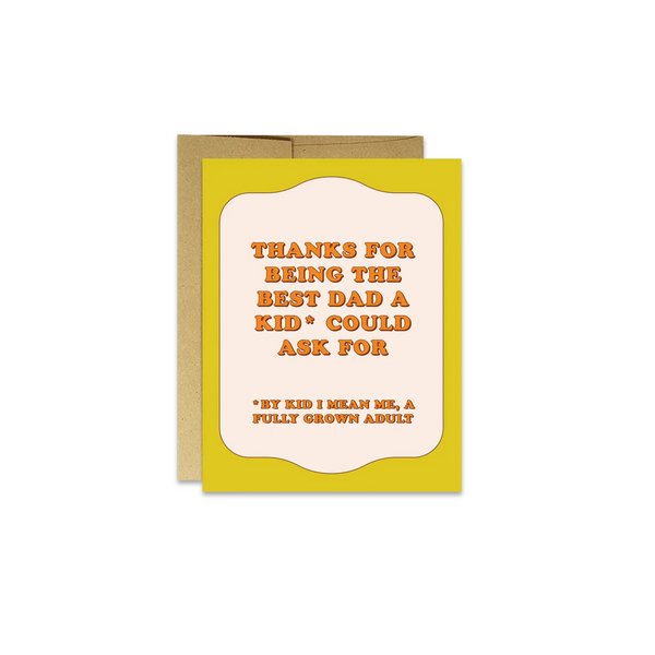 Best Dad Father's Day Greeting Card - Made in Canada