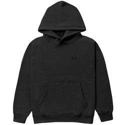 Made in Canada Flag Fleece Hoodie Black Unisex - Province of Canada