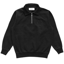Province of Canada - Half Zip Sweatshirt Black - Made in Canada