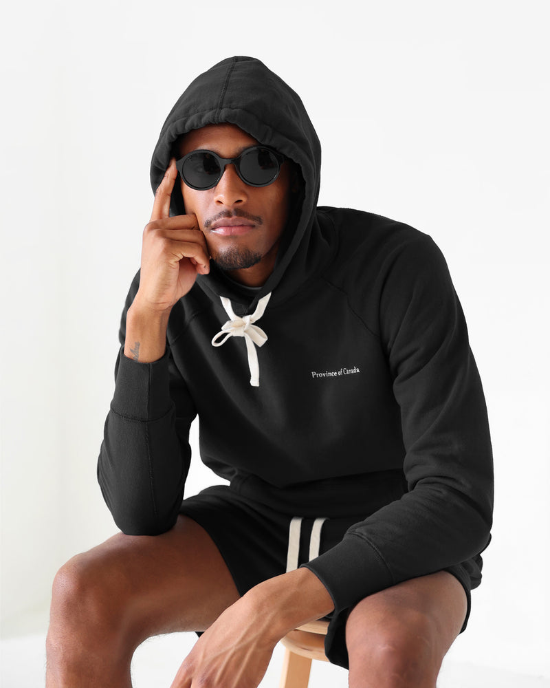 Province of Canada - French Terry Hoodie Black - Made in Canada