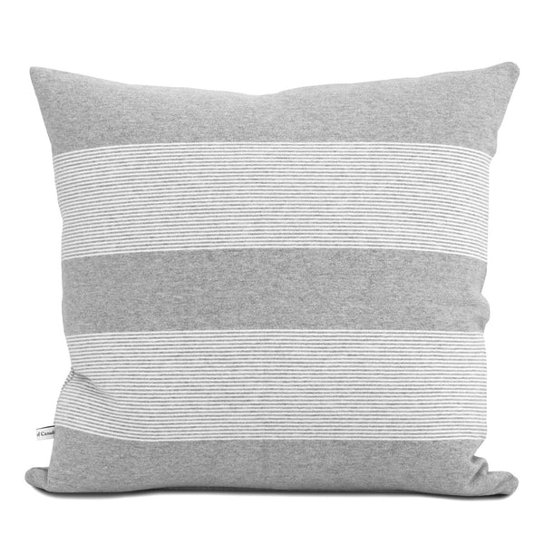 Made in Canada Brant Cushion Pillow Ash and White - Province of Canada Home Collection