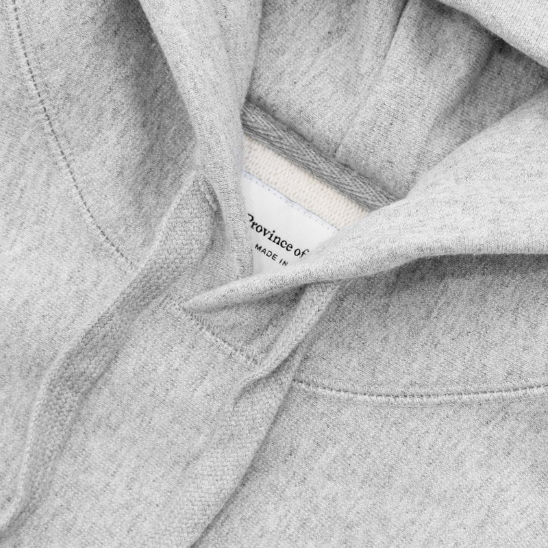 Province of Canada - Cross Grain Hoodie Heather Grey - Made in Canada