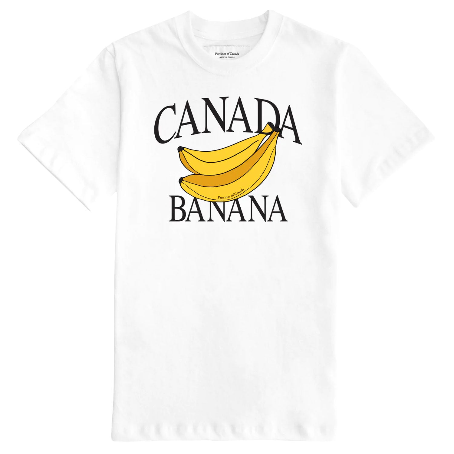 Canada Banana Tee White - Made in Canada - Province of Canada