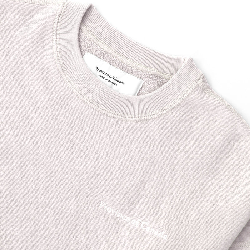 Made in Canada French Terry Crop Sweatshirt Champagne - Province of Canada