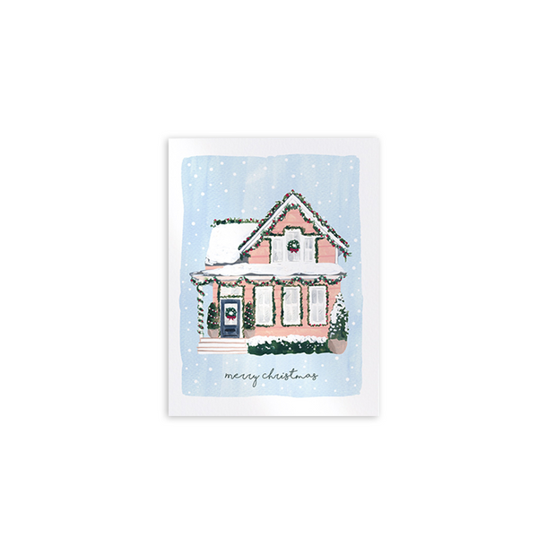 Christmas House Greeting Card