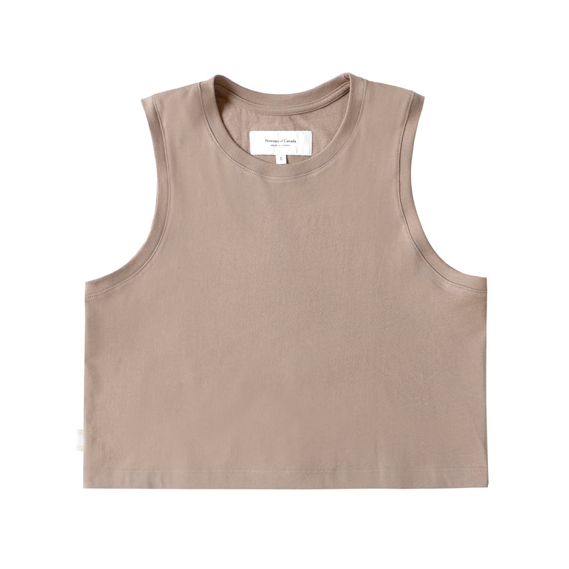Made in Canada Organic Cotton Tuesday Tank Top Clay - Province of Canada