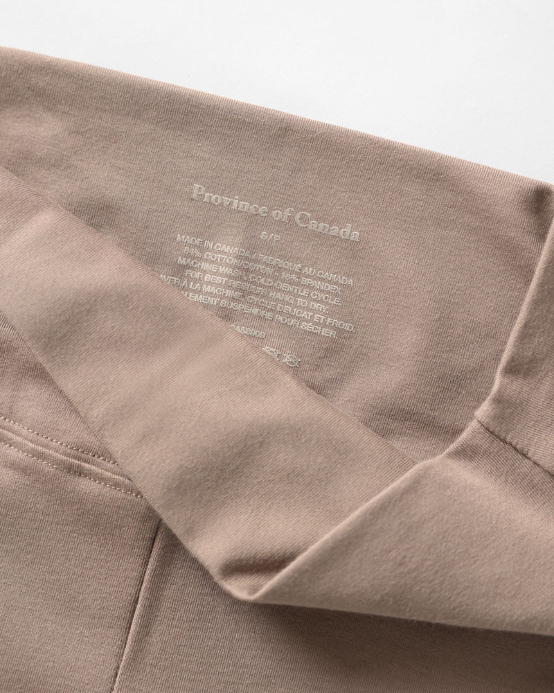 Made in Canada Organic Cotton Everyday Leggings Clay - Province of Canada