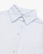 Made in Canada 100% Cotton Button Up Blue Oxford Stripe Dress - Province of Canada