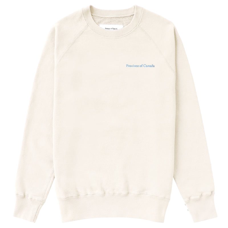 Made in Canada 100% Cotton French Terry Sweatshirt Natural Unisex - Province of Canada