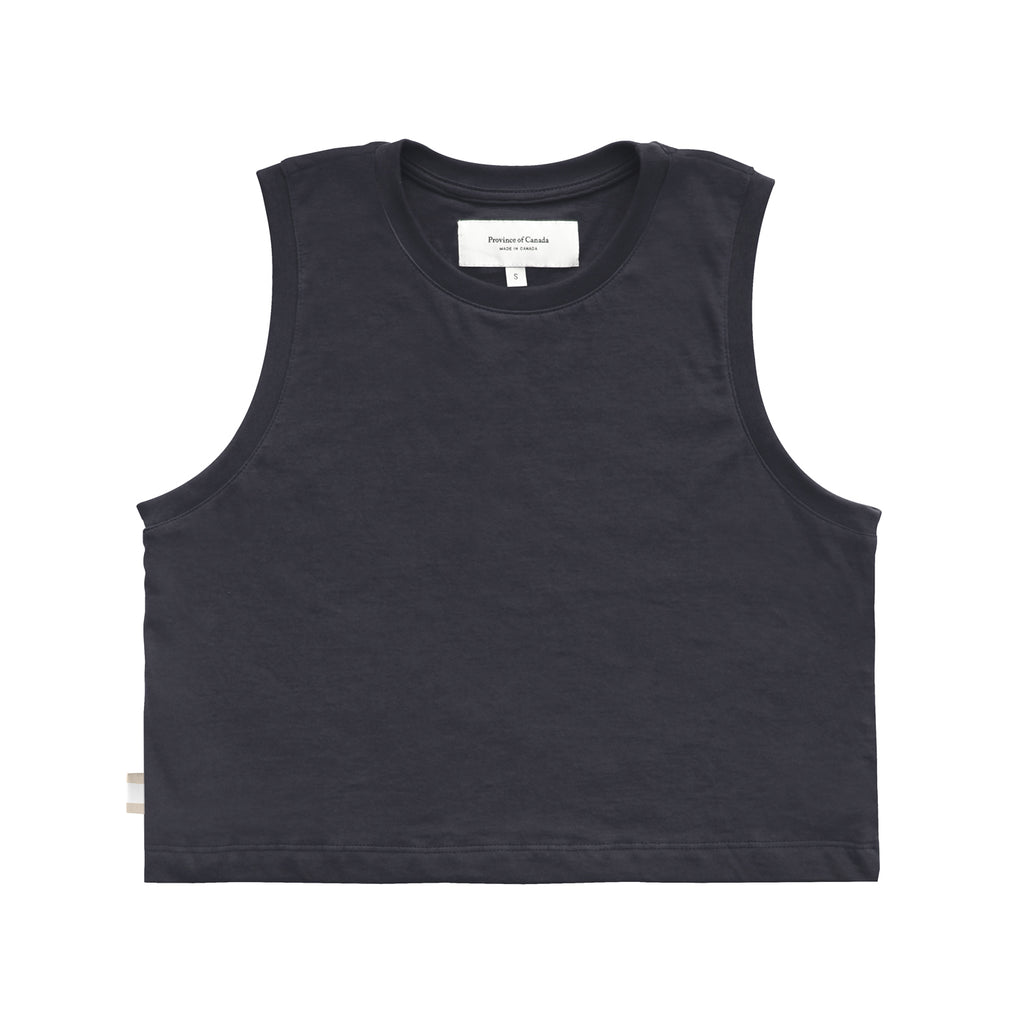 Tuesday Tank Crop Top White - Made in Canada - Province of Canada