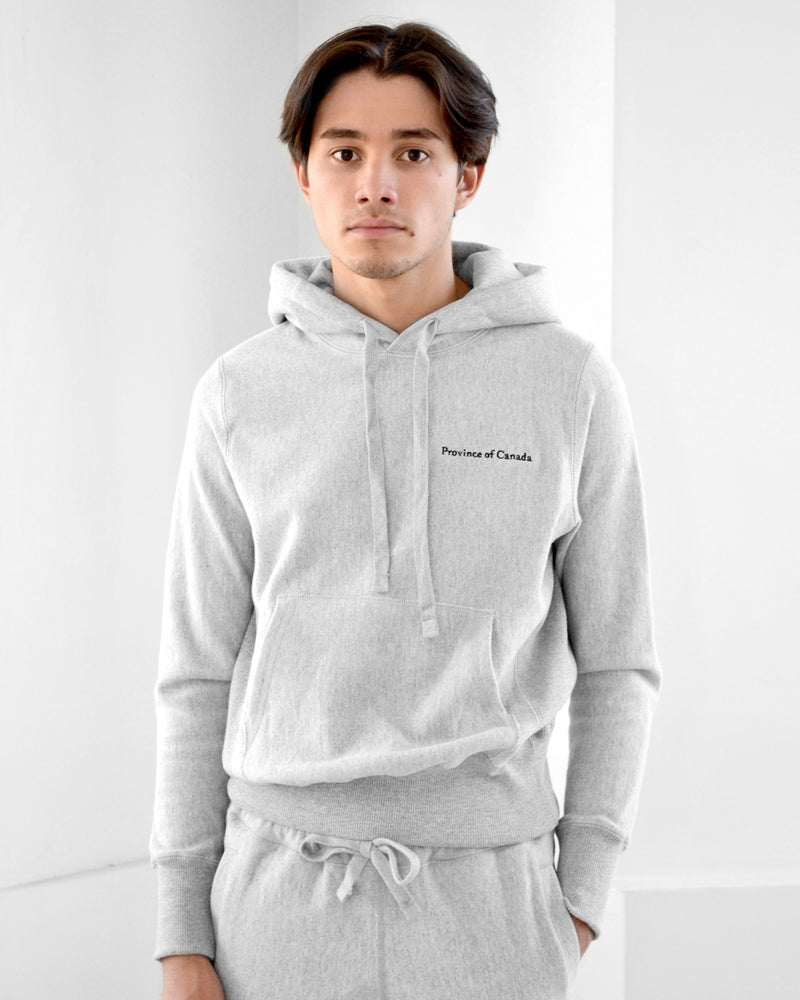 Province of Canada - Cross Grain Hoodie Heather Grey - Made in Canada