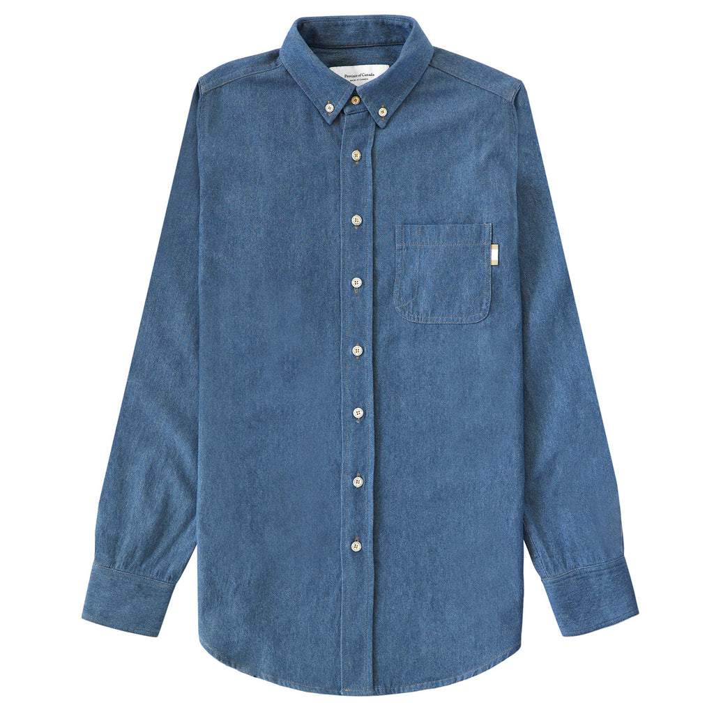 Dark Wash Denim Shirt - Made in Canada - Province of Canada