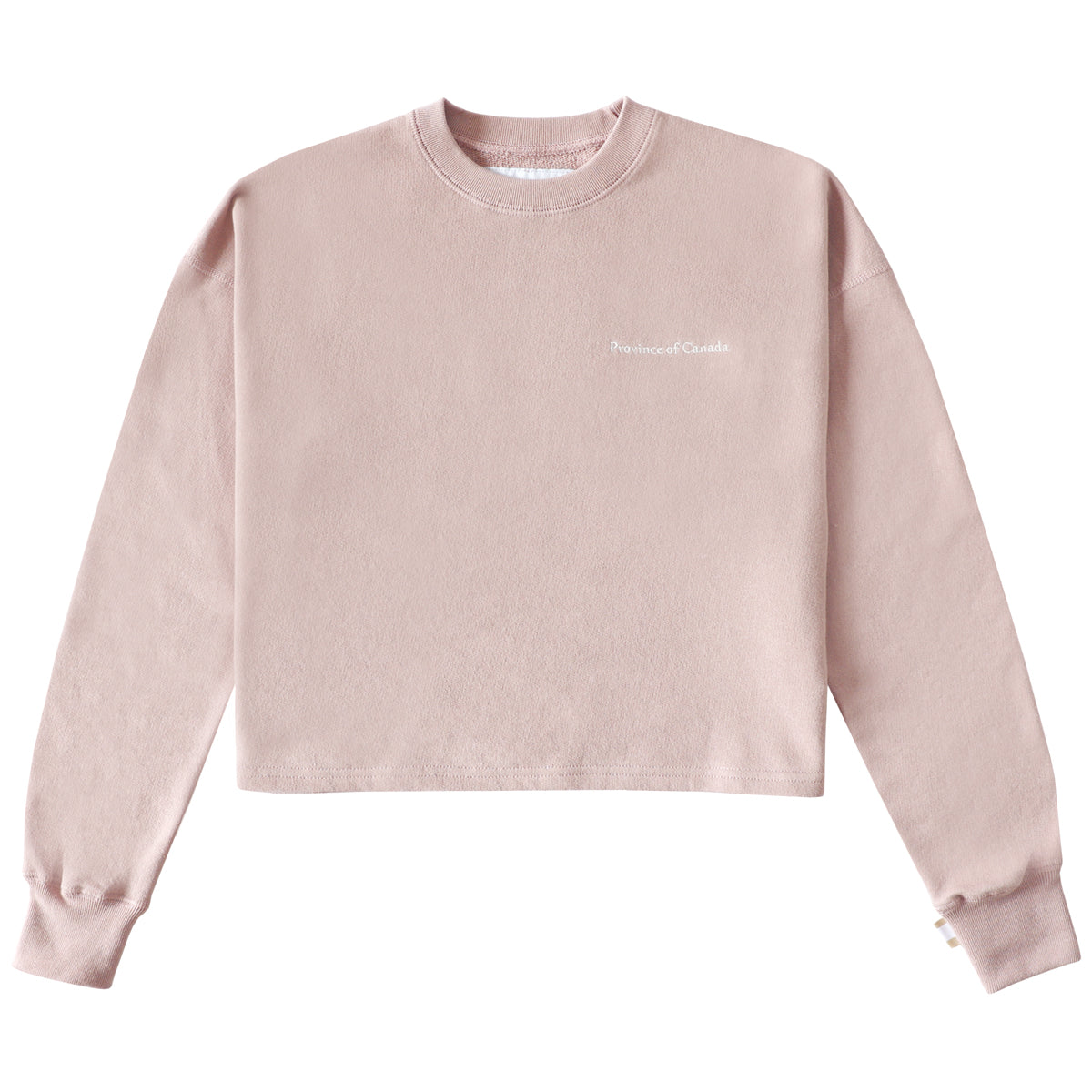 French Terry Crop Sweatshirt Dusk Province of Canada