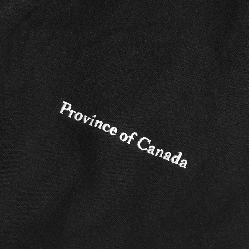 Made in Canada French Terry Crop Sweatshirt Black - Province of Canada