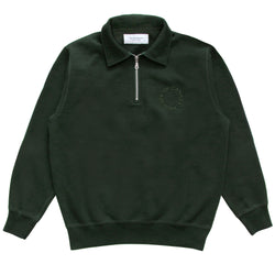 Province of Canada - Half Zip Fleece Sweatshirt Forest Unisex - Made in Canada