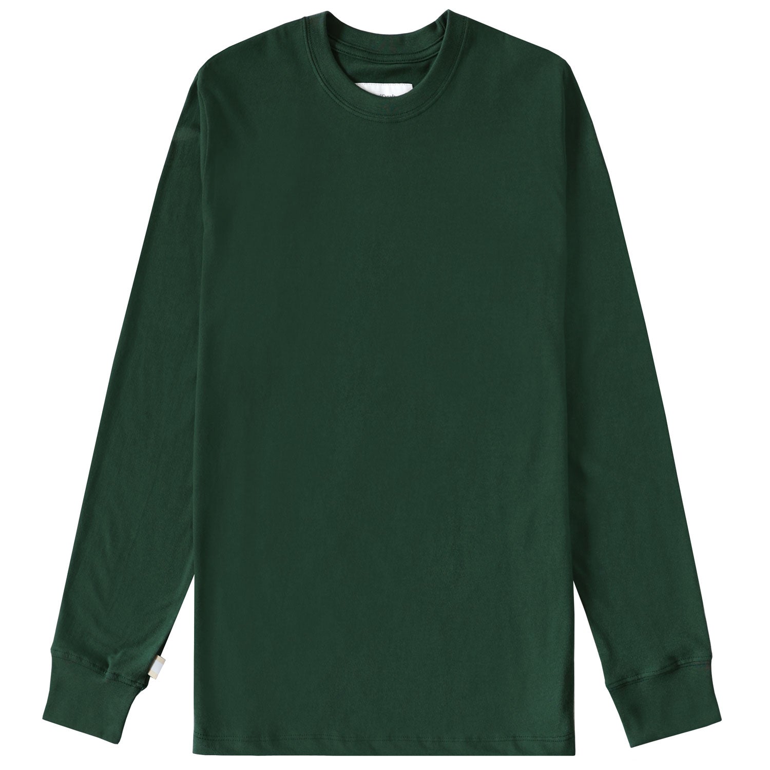 Made in Canada 100% Organic Cotton Monday Long Sleeve Tee T-Shirt Forest Green - Province of Canada