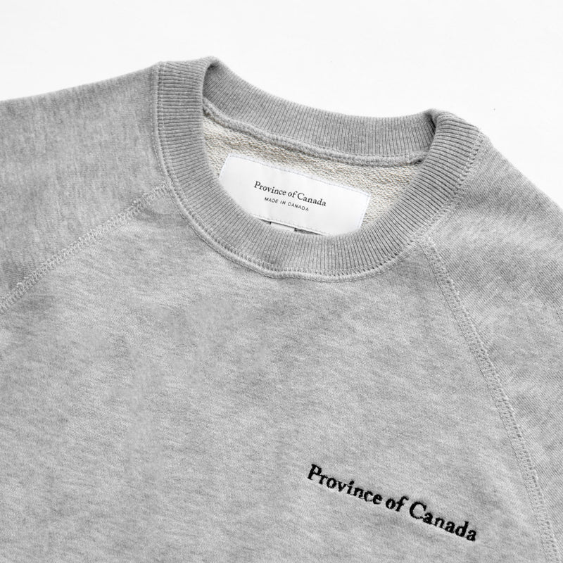Made in Canada French Terry Sweater Heather Grey - Unisex - Province of Canada