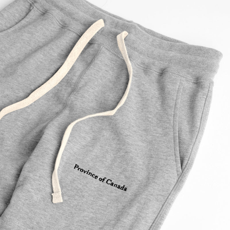 Skinny French Terry Sweatpant Heather Grey - Unisex - Made in