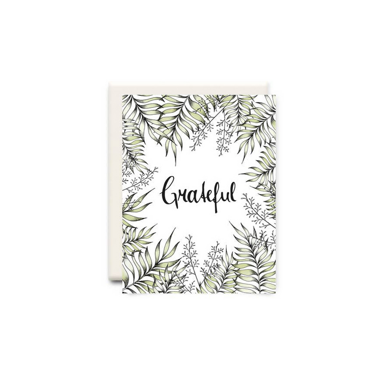 Grateful Greeting Card - Made in Canada - Province of Canada
