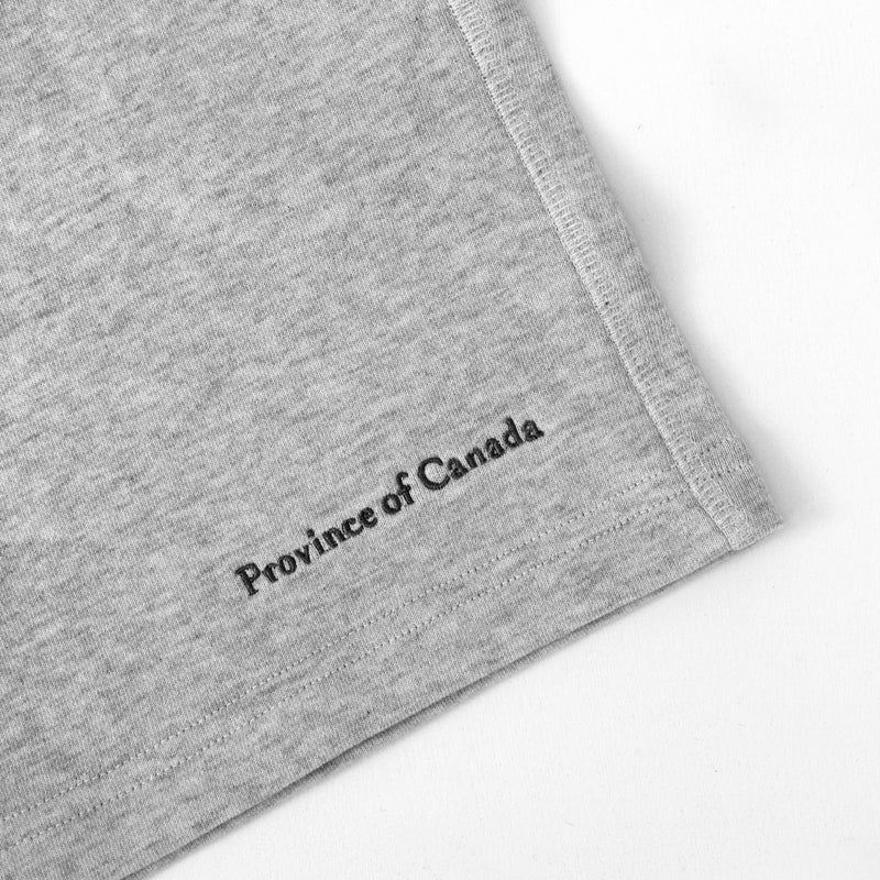 Made in Canada French Terry Sweatshort Shorts Heather Grey Unisex - Province of Canada