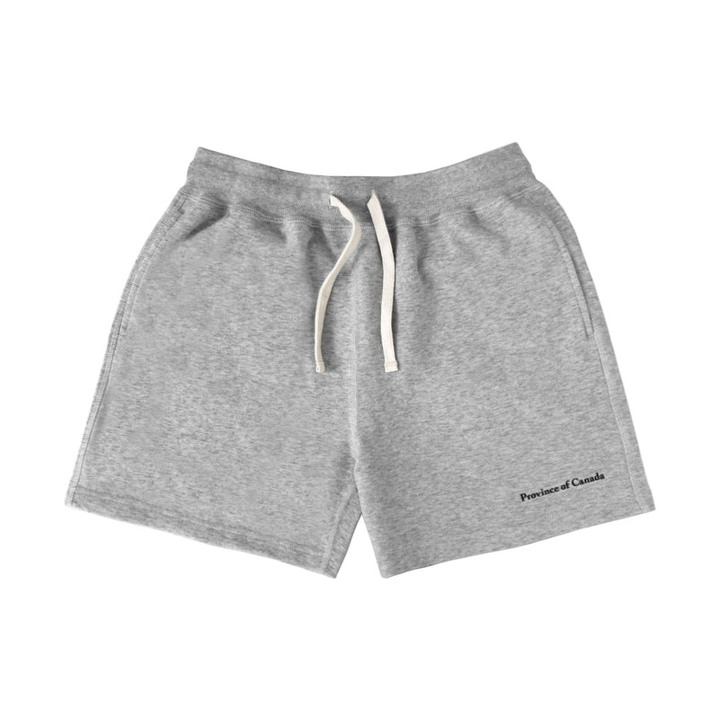 Made in Canada French Terry Sweatshort Shorts Heather Grey Unisex - Province of Canada