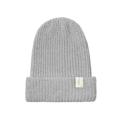 Made in Canada 100% Cotton Knit Toque Beanie Heather Grey - Province of Canada