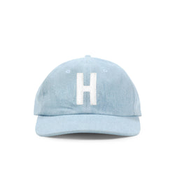 Made in Canada 100% Cotton Kids Letter H Baseball Hat Light Blue Denim - Province of Canada