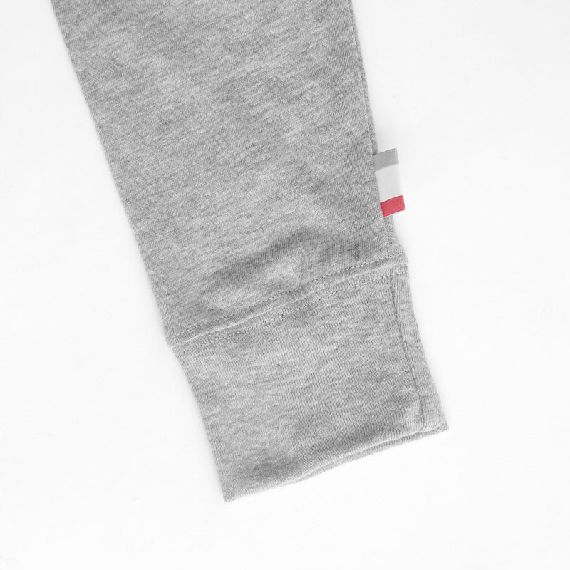 Flag Long Sleeve Tee Heather Grey - Unisex - Province of Canada - Made in Canada