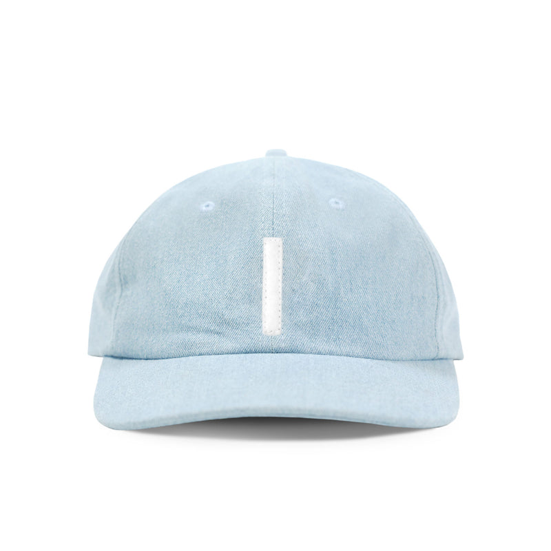 Made in Canada 100% Cotton Letter I Baseball Hat Light Blue Denim - Province of Canada
